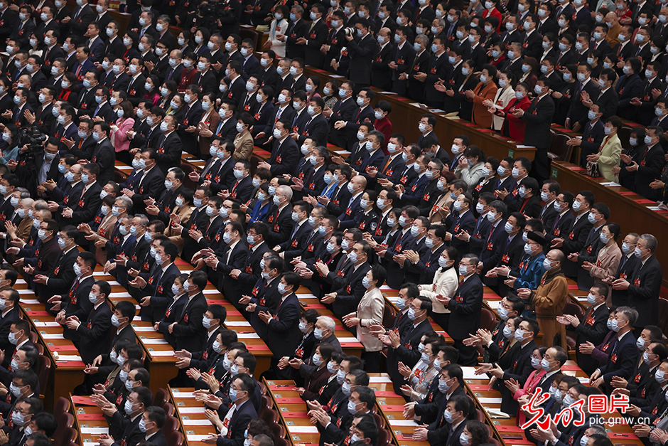 十四届全国人大一次会议在北京闭幕 十四届全国人大一次会议在北京闭幕